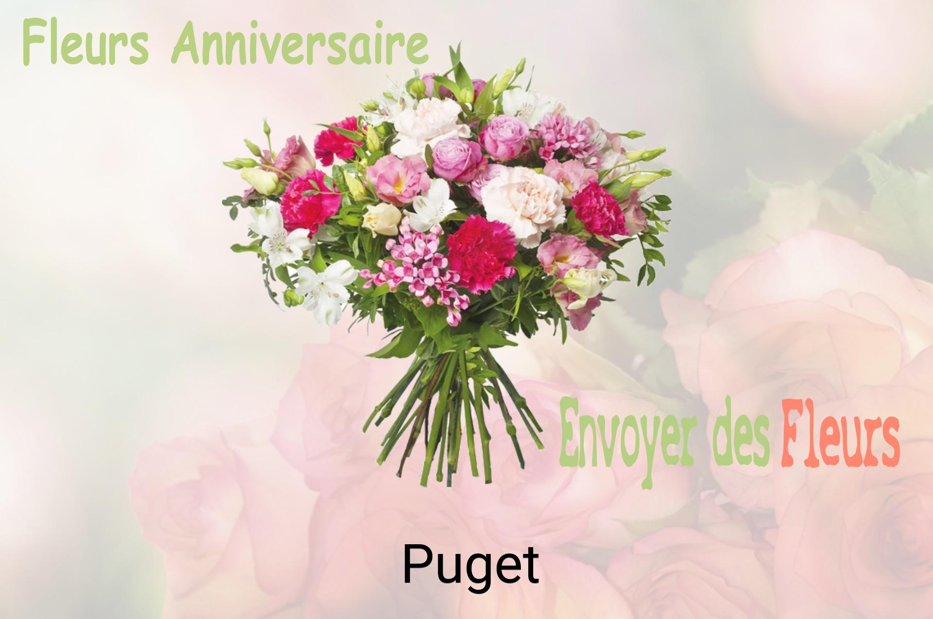 Bouquet de fleurs d’anniversaire livré à Puget