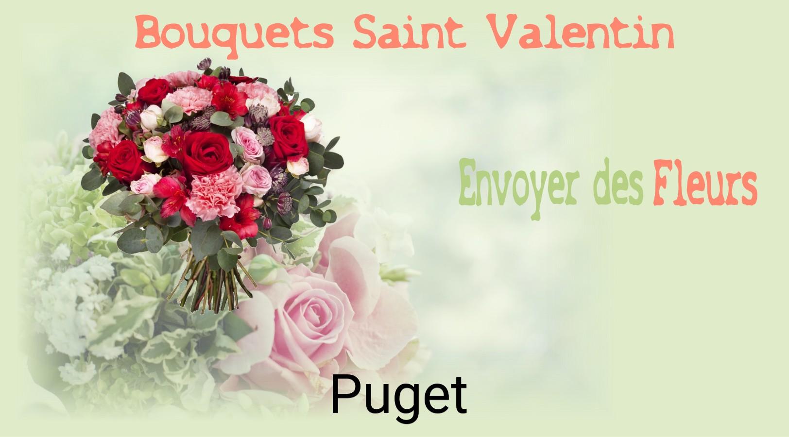 Roses de Saint-Valentin livrées à Puget